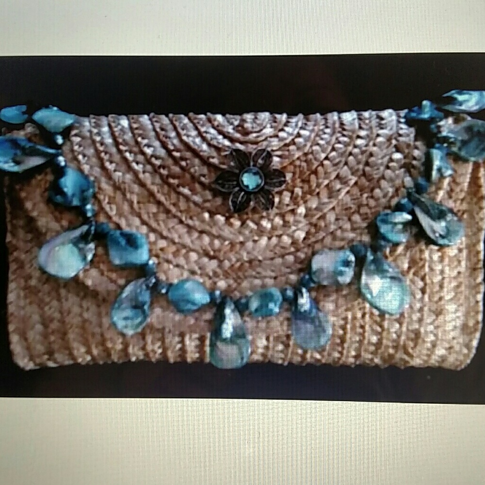 Straw Woven Clutch